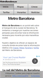 Mobile Screenshot of metrobarcelona.es